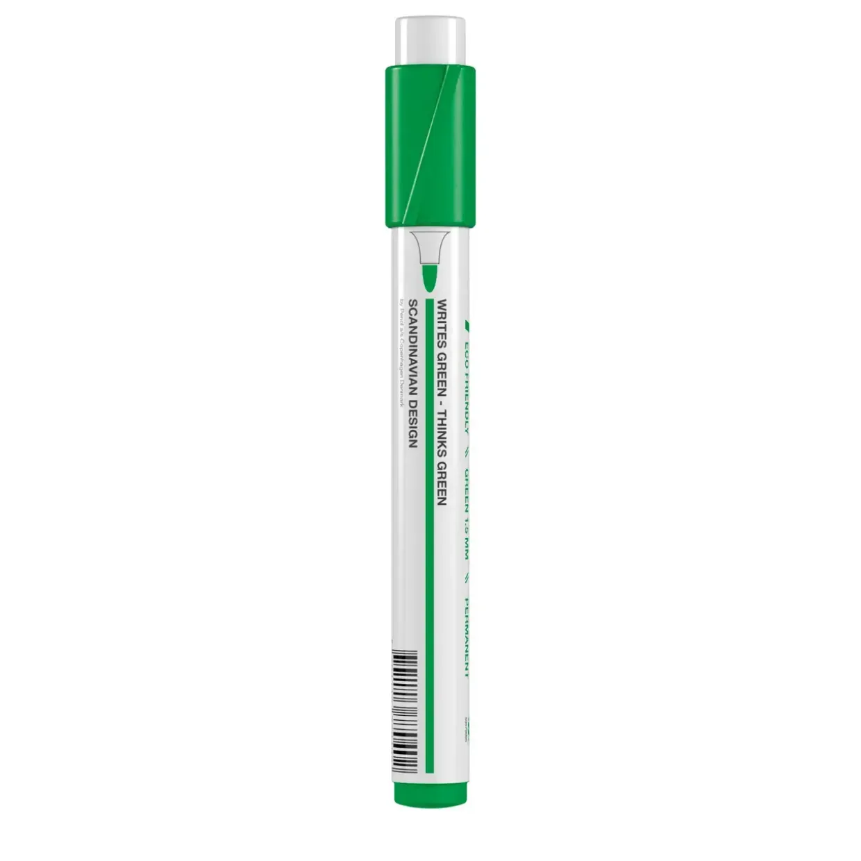 Marker Penol 0700 1,5mm grøn rund spids permanent - 10 stk