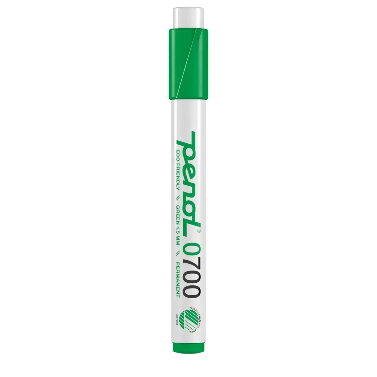 Marker Penol 0700 1,5mm grøn rund spids permanent - 10 stk