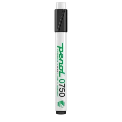 Marker Penol 0750 2-5mm sort skå spids permanent - 10 stk
