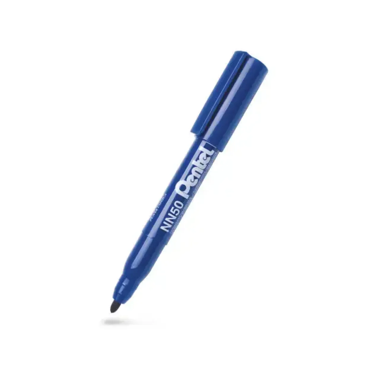Marker Pentel NN50-C, blå Rund 4-6 mm RECYCOLOGY - 12 stk