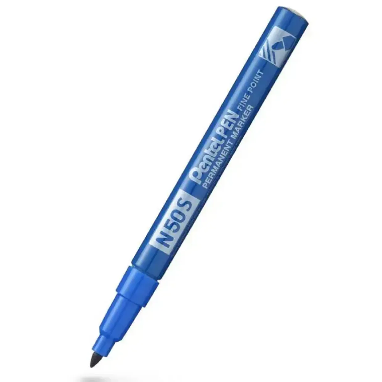 Marker, Pentel, N50S-C, permanent, Blå, pakke a 12 stk - 12 stk