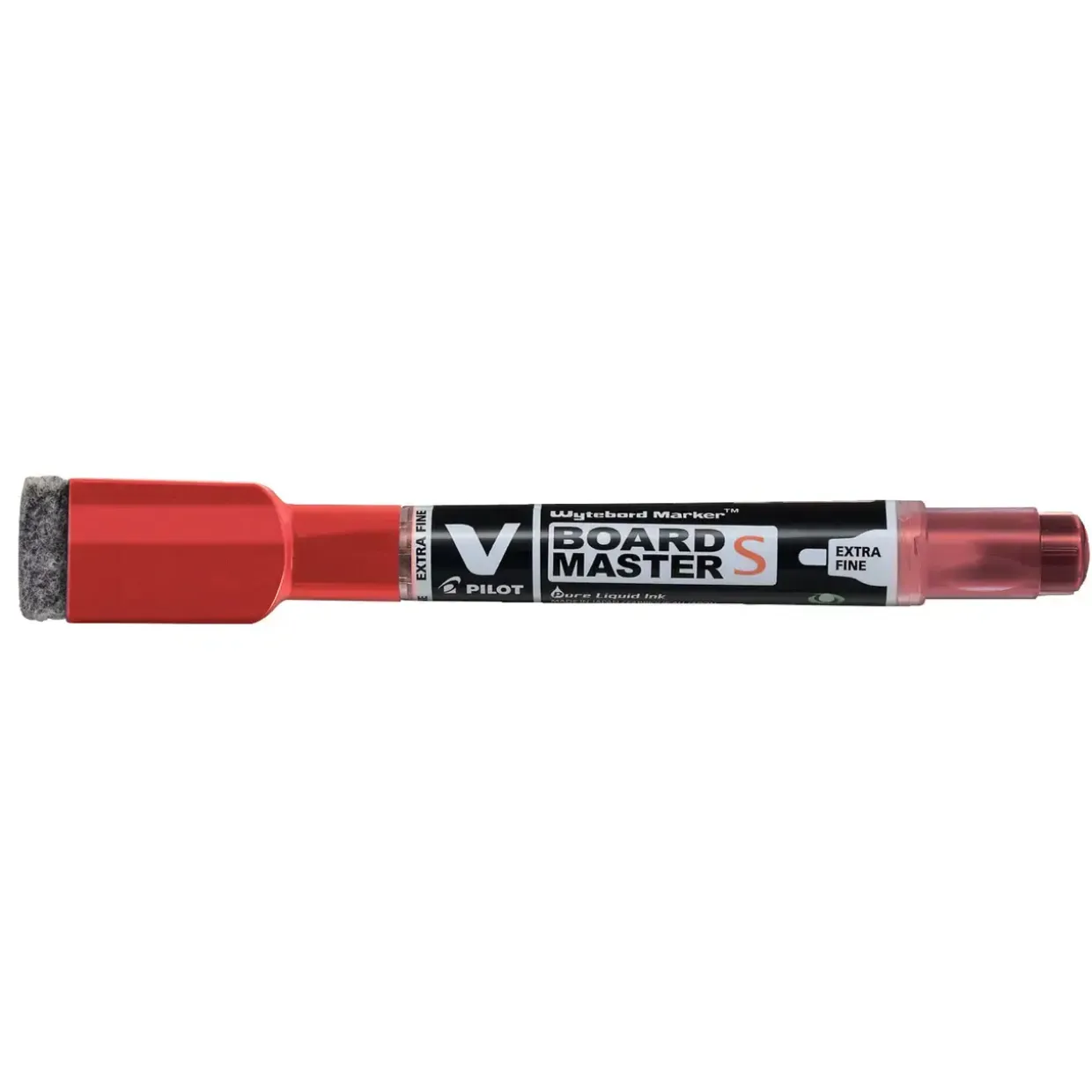 Marker Pilot V-Boardmaster S EF rød 1.3mm stregbredde - 10 stk