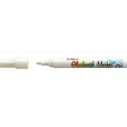 Marker til glastavle - Artline Glassboard EPG4 hvid 2 mm streg - 12 stk