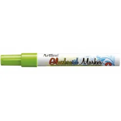Marker til glastavler - Artline Glassboard EPG4 fluorescerende grøn 2 mm skrivehoved - 12 stk