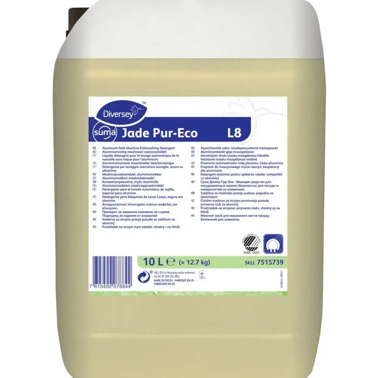 Maskinopvask, Diversey Suma Jade Pur-Eco L8, 10 l, alusikker, uden klor