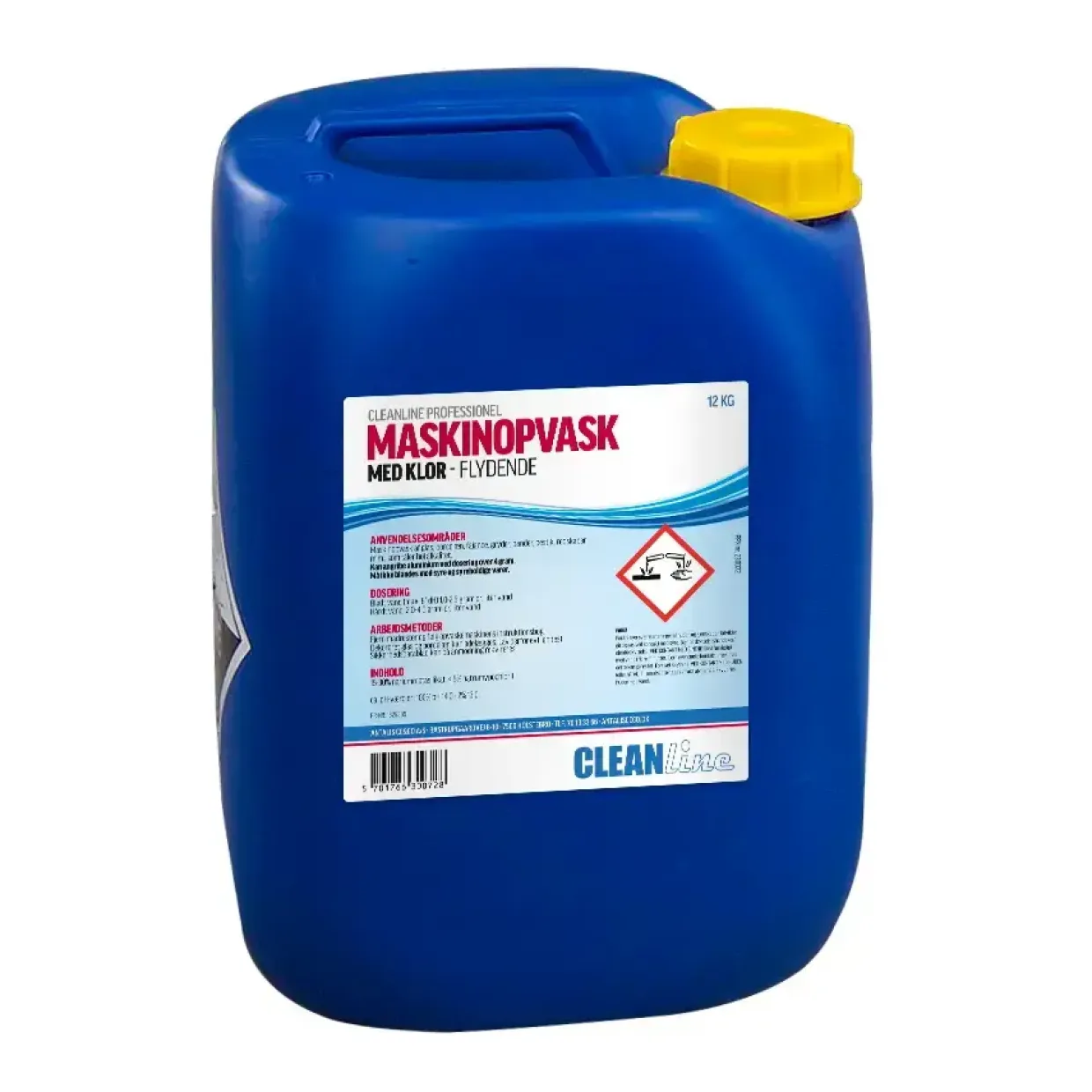 Maskinopvask med klor - Cleanline - 12 liter