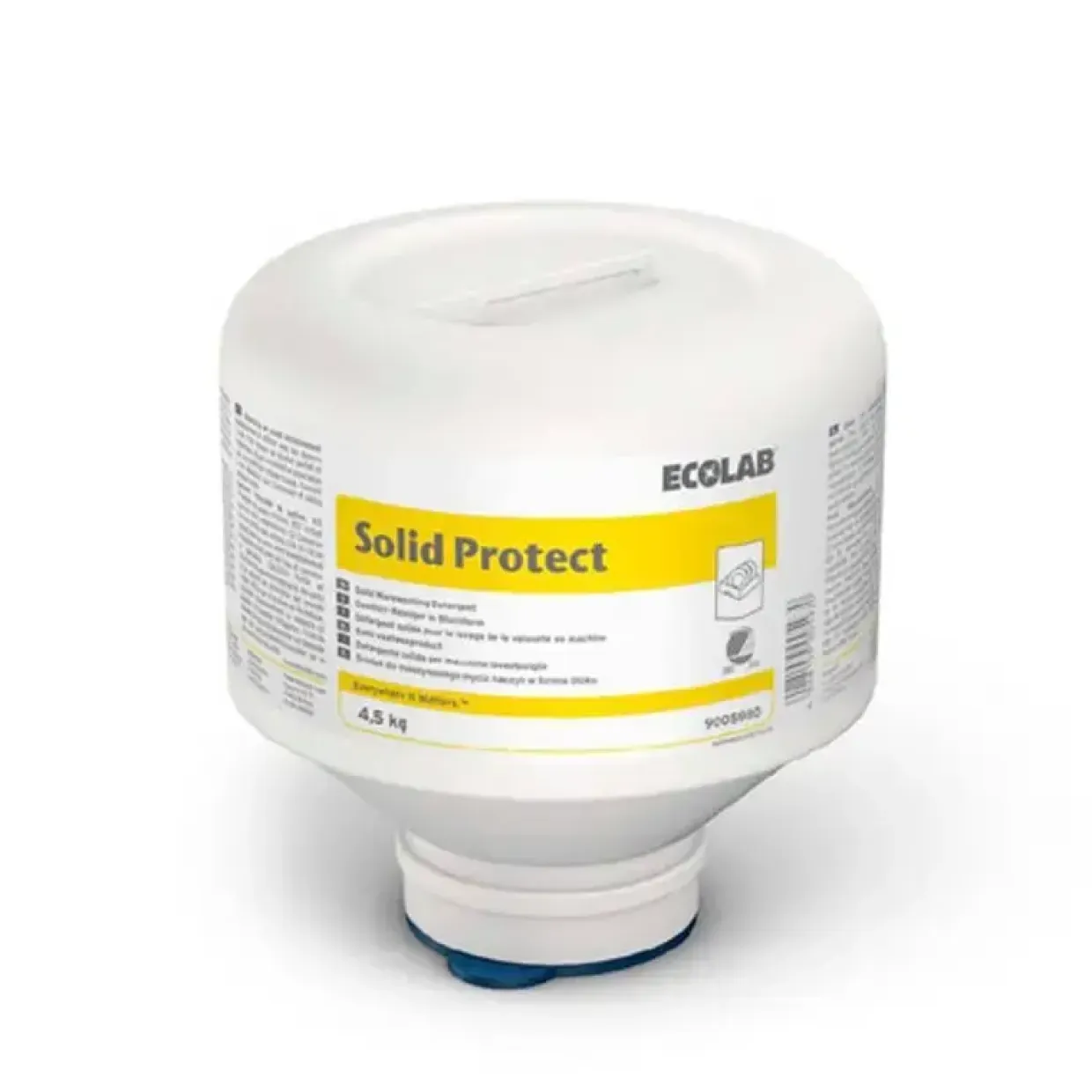 Maskinopvask Solid Protect højkoncentreret fast u/klor t/dispenser 4,5kg - 4 stk