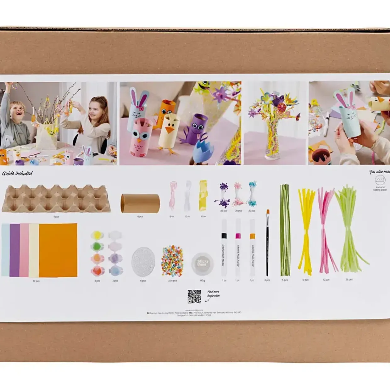 Mega DIY Mix Kreativt Forår/Påske, forårsfarver - 1 pk