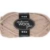 Melbourne Uldgarn, L: 92 M, pind 4-5,5, beige, 50 g/ 1 ngl.