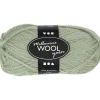 Melbourne Uldgarn, L: 92 M, pind 4-5,5, lys grøn, 50 g/ 1 ngl.