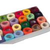 Merceriseret bomuldsgarn – 24×20 g – Assorterede farver