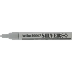 Metallic Markør Artline 900XF 2.3mm sølv - Køb minimum 12 stk.