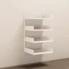Metalreol - aLTI-hylden - væghængt grundsektion - 1500x750x600mm - Hvid
