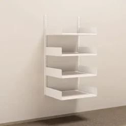 Metalreol - aLTI-hylden - væghængt grundsektion - 1500x750x600mm - Hvid