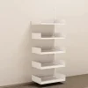 Metalreol - aLTI-hylden - væghængt påbygningsektion - 2000x750x500mm - Hvid