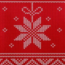 Middagsserviet, Christmas star, 3-lags, 1/4 fold, 40x40cm, rød, nyfiber - 100 stk