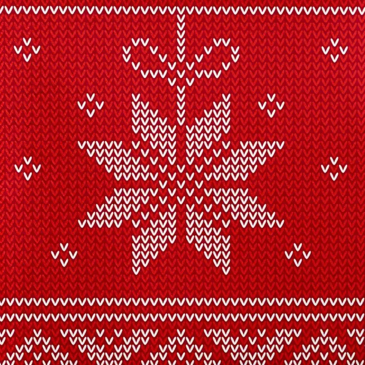 Middagsserviet, Christmas star, 3-lags, 1/4 fold, 40x40cm, rød, nyfiber - 100 stk