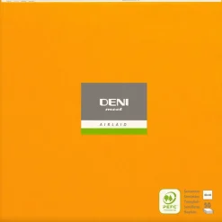 Middagsserviet, DENI, Meet, 1|4 fold, 40x40cm, orange, airlaid - 600 stk
