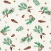 Middagsserviet, Pine Season, 1/4 fold, 40x40cm, flerfarvet, airlaid - 300 stk