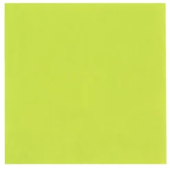 Middagsservietter - Abena Gastro, 3-lags, 1-4 fold, 40x40cm, limegrøn, 100% nyfiber - 1400 stk