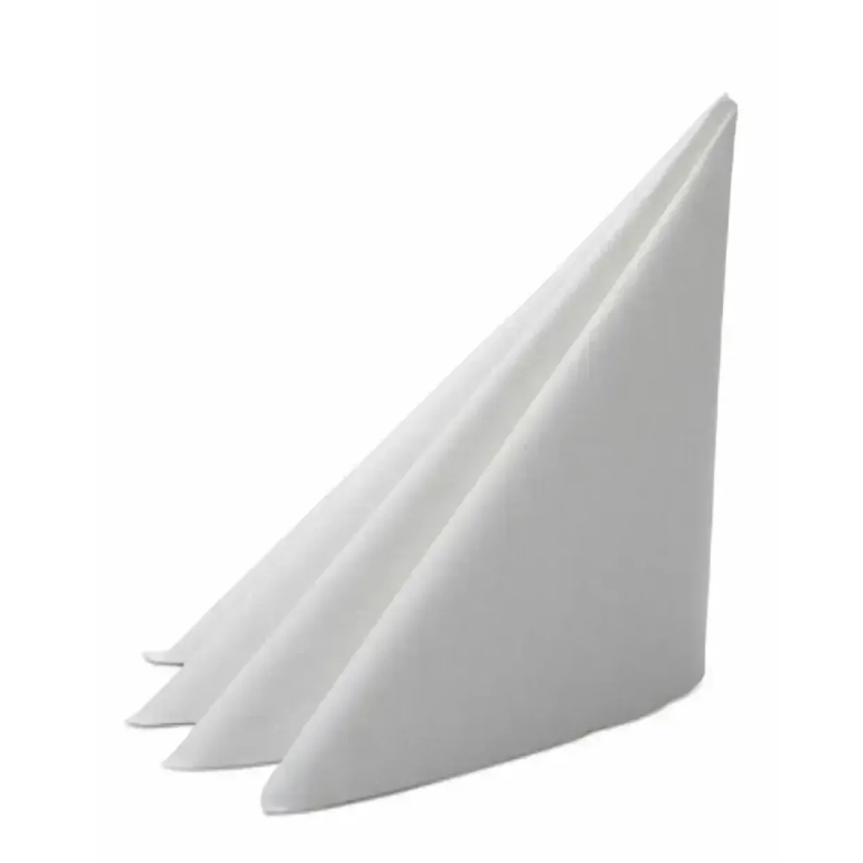 Middagsservietter - Dunilin, 1/4 fold, 40x40cm, hvid - 540 stk