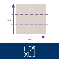 Middagsservietter - Tork 477352 Advanced 2-lags 1/8 fold 39x39cm - 1800 stk