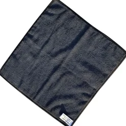 Mikrofiberklude - EcoTex Soft 32x32cm sort - 10 stk