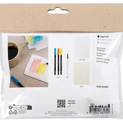 Mini DIY Kit Akvarel, Kort med kuverter - 1 pk