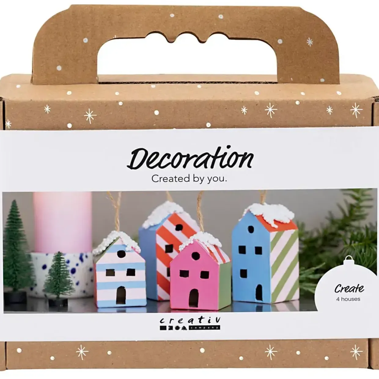 Mini DIY Kit Dekoration, Huse, colorful, 1 pk.