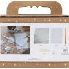 Mini DIY Kit Dekoration, Juleophæng, sølv metal, 1 pk.