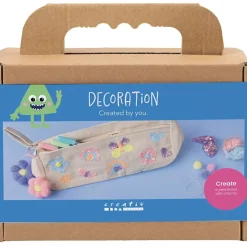Mini DIY Kit Dekoration | Penalhus, pastelfarver | 1 pk.