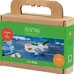 Mini DIY Kit Male | Flyvemaskine, blå/grøn harmoni | 1 pk.