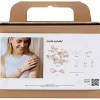 Mini DIY Kit Smykker, Halskæde og armbånd m. perler, pink - 1 pk