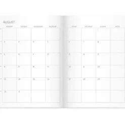 Månedskalender International - A5 - Brun - 2027 - Mayland - 93106127