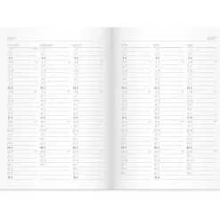 Månedskalender International - A5 - Brun - 2027 - Mayland - 93106127