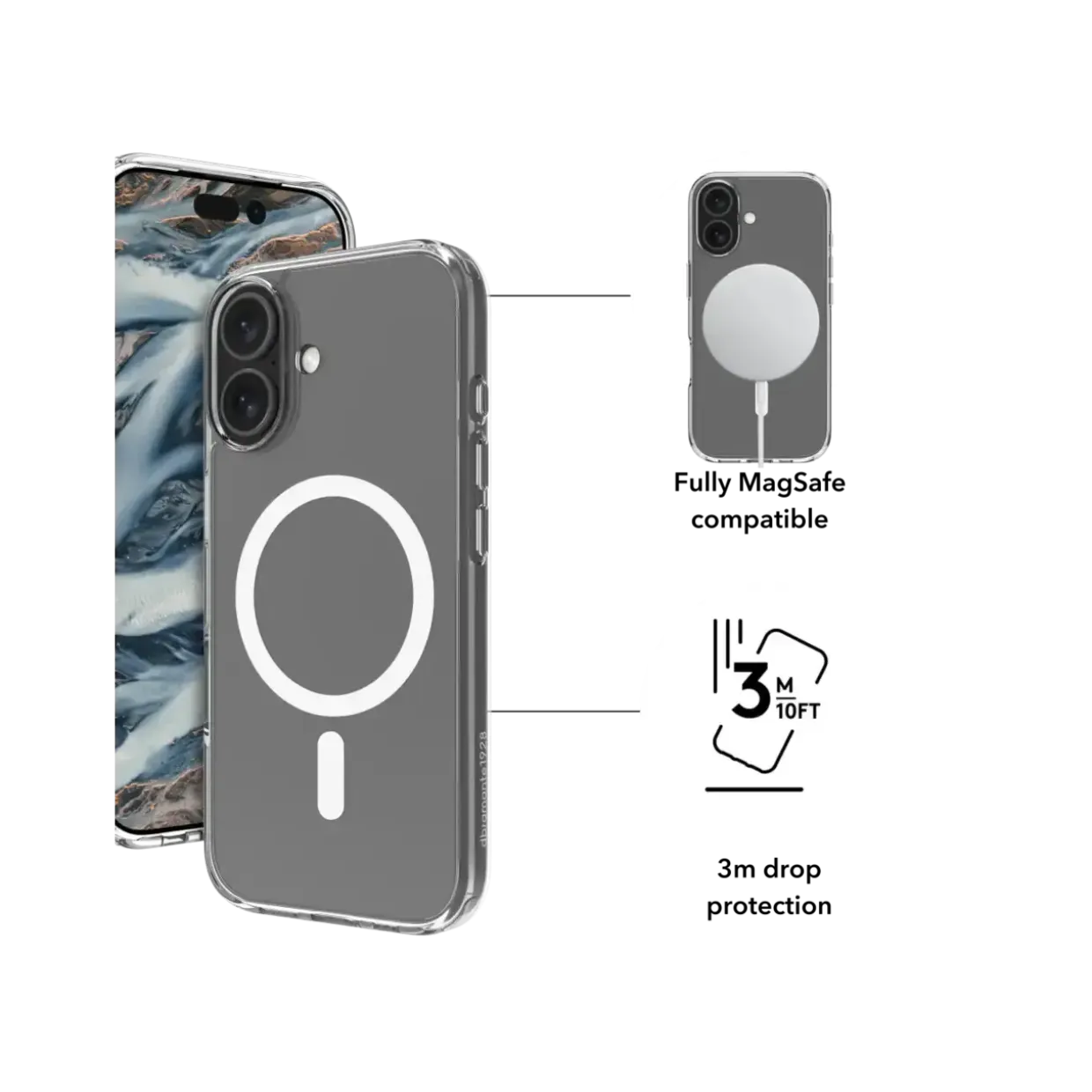 Mobilcover - Dbramante1928 - Iceland Pro MagSafe - iPhone 17 - Klar