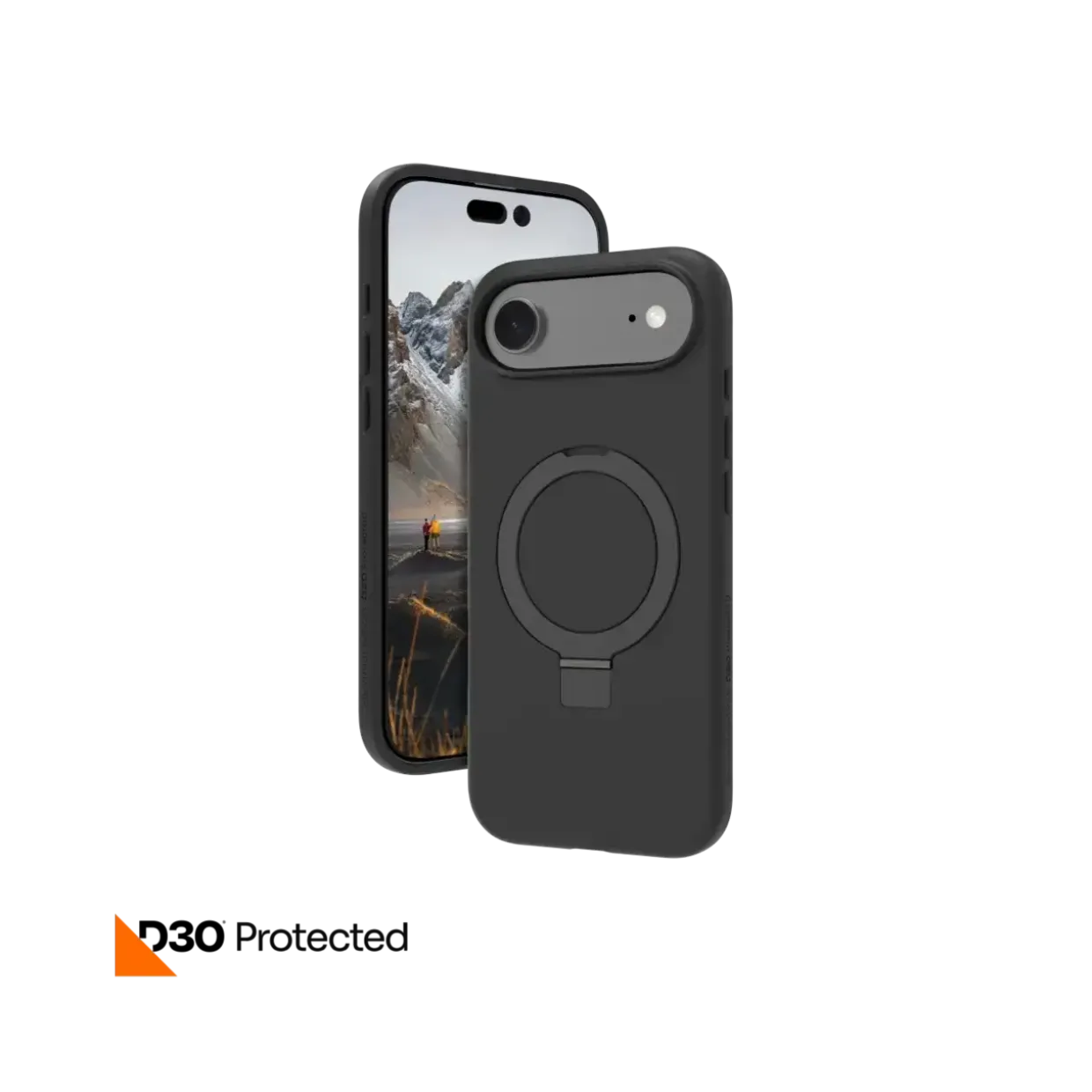 Mobilcover - Dbramante1928 - Iceland Ultra D3O MagSafe Kickstand - iPhone Air - Sort