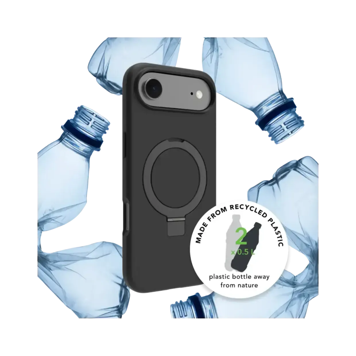 Mobilcover - Dbramante1928 - Iceland Ultra D3O MagSafe Kickstand - iPhone Air - Sort