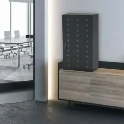Mobilhotel med nøglelås