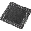 Modulmåtte, Proff, 500x500x120mm, sort, gummi, med tekstilfyld