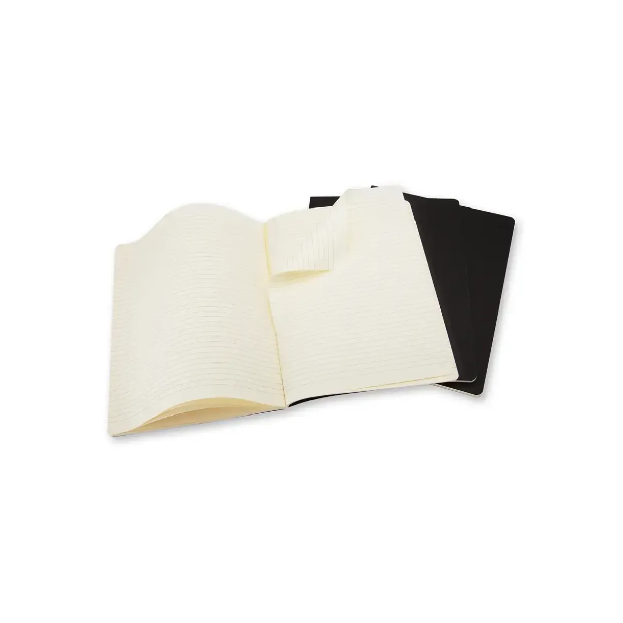 MOLESKINE Notesbog Cahier Journal linieret XL 3-pack