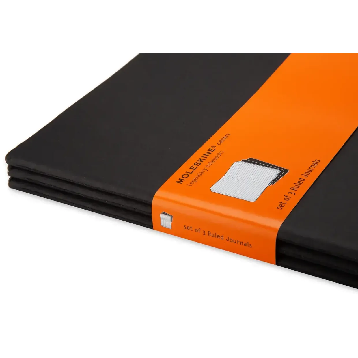 MOLESKINE Notesbog Cahier Journal linieret XL 3-pack