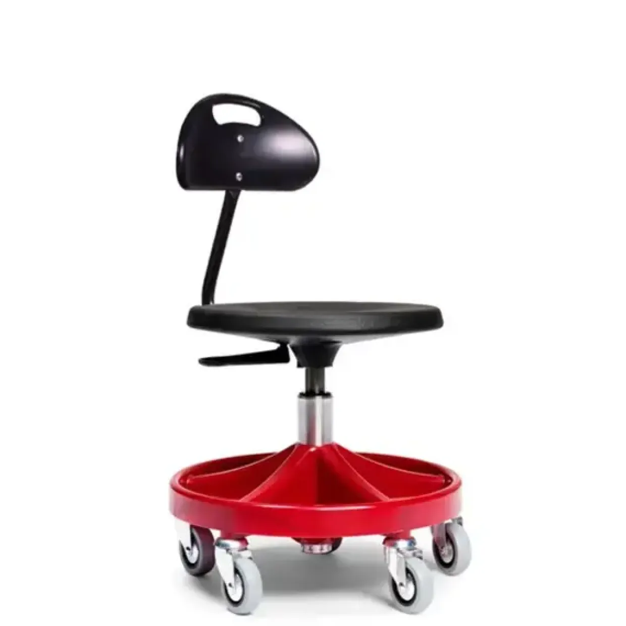 Montørstol All-round model 2134 Rød med rygstøtte