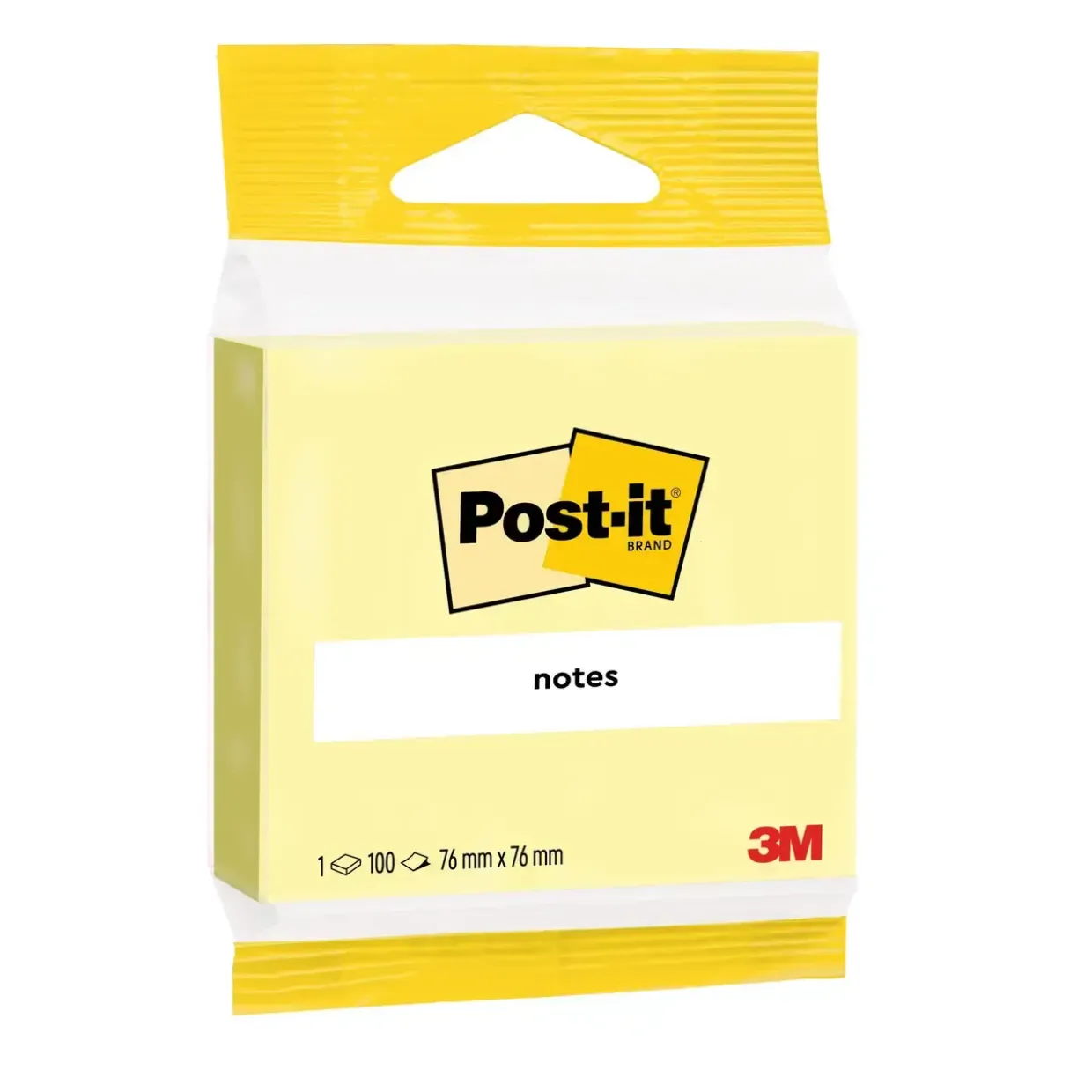 3M Post-it gul 76x76 100 ark