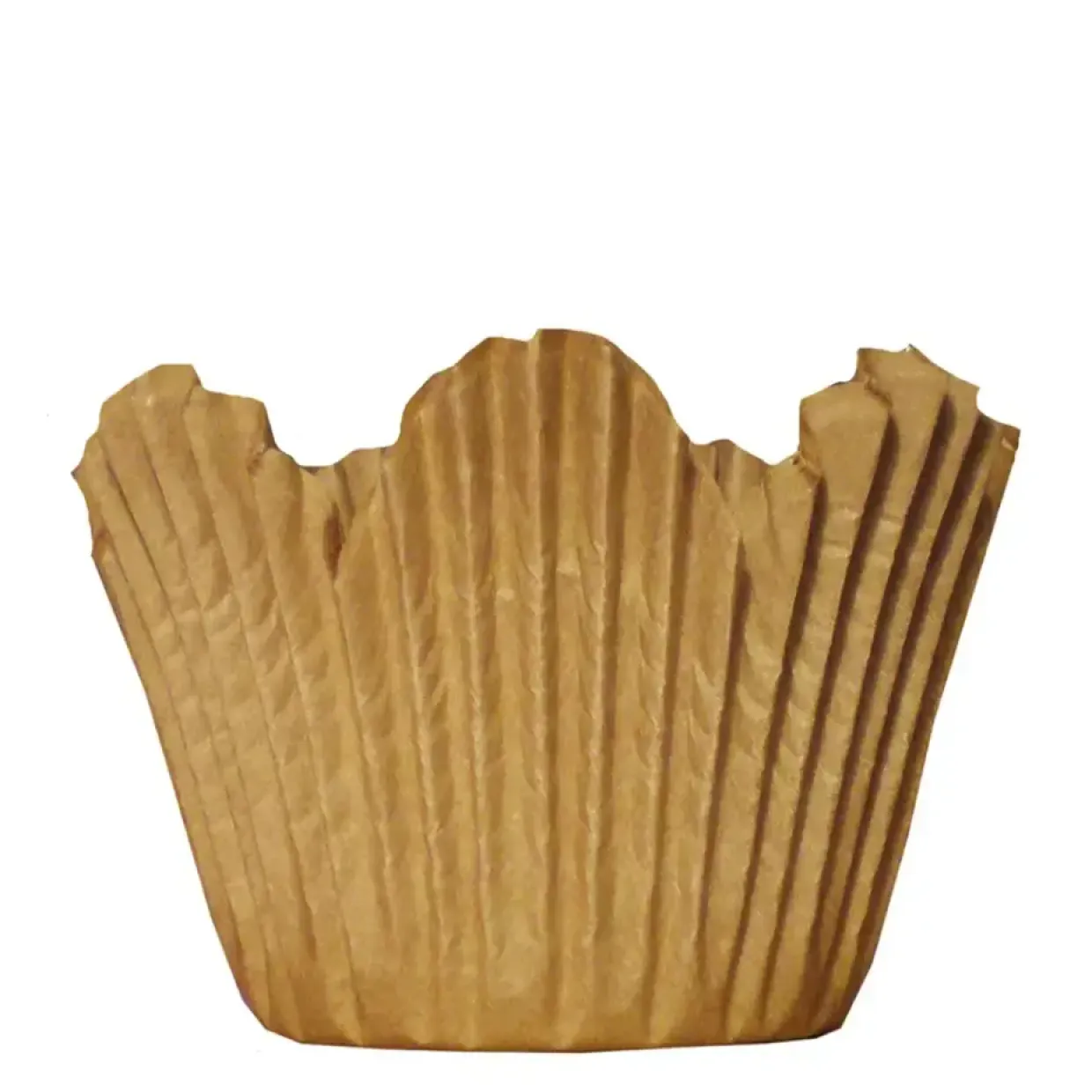Muffinform blomster brun 50x49 35mm 1000stk