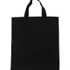 Mulepose, str. 38x42 cm, 145 g, bomuld, sort, 1 stk