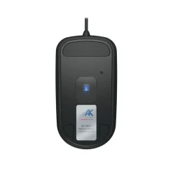 Mus, Cherry Active Key Hygiene Mouse 3 Buttons Scroll Watertight USB, Black