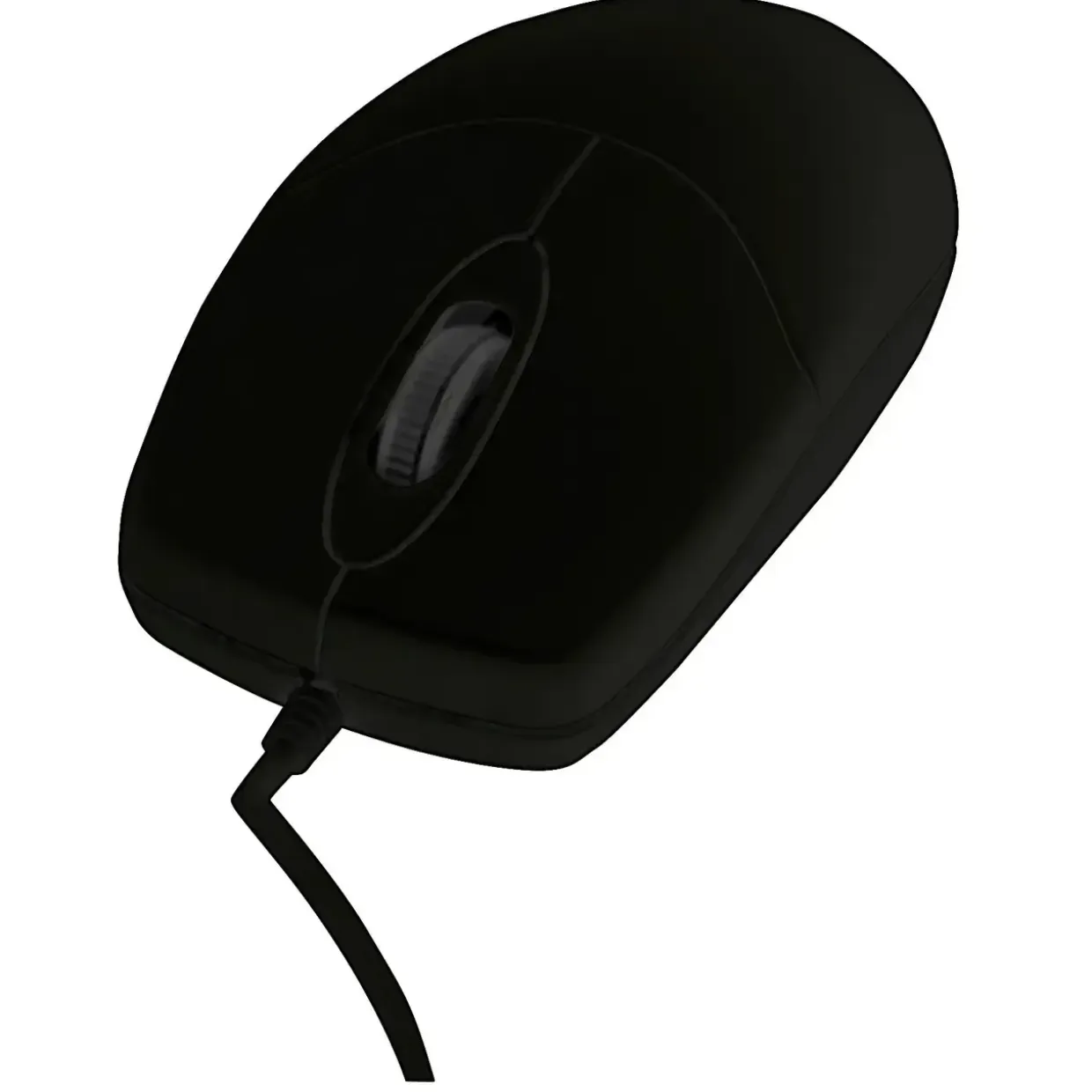 Mus Cherry Washable Scroll Wheel Mouse Watertight USB Black