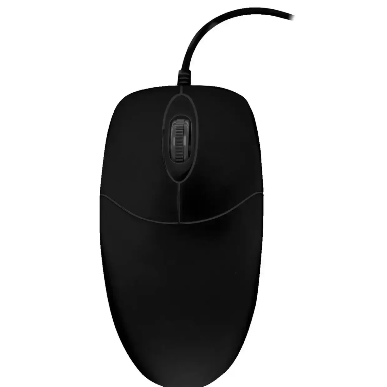 Mus Cherry Washable Scroll Wheel Mouse Watertight USB Black