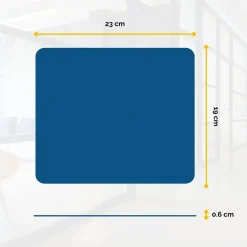 Musemåtte Fellowes Economy blå 5mm